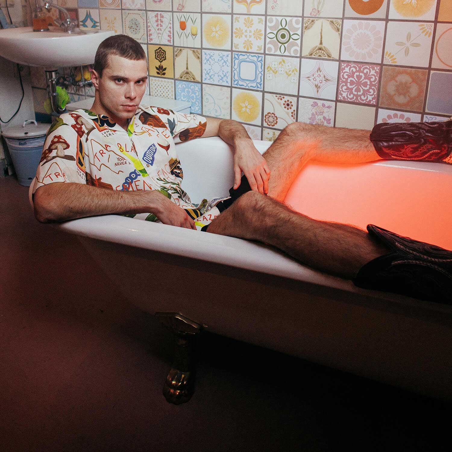 The Dudes Treasure Trail White Hawaiian Shirt - Multicolor