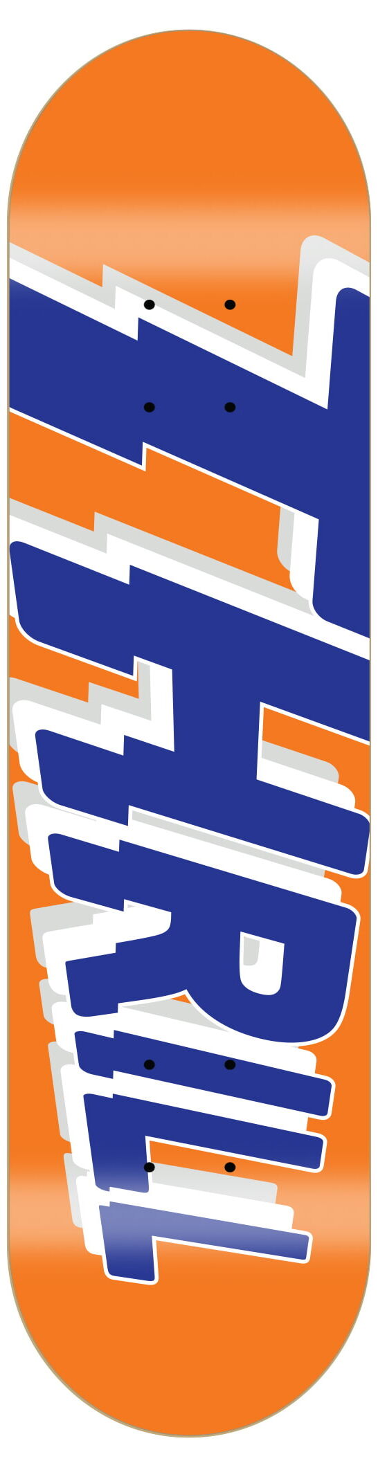 Thrill Skateboard Deck Logo Orange Thrill Skateboard Deck Logo Orange