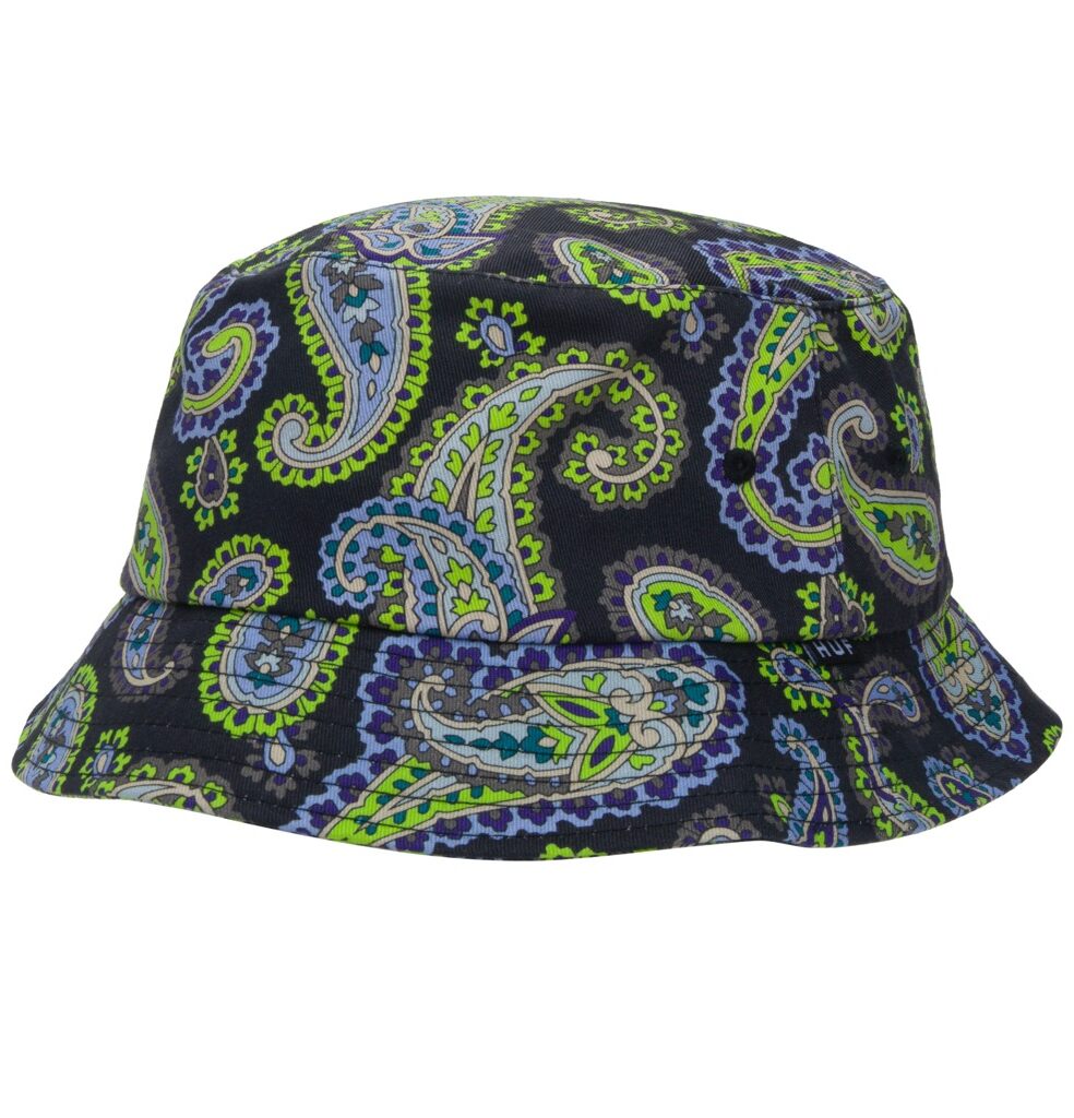 HUF Paisley Bucket Hat - black HUF Paisley Bucket Hat - black