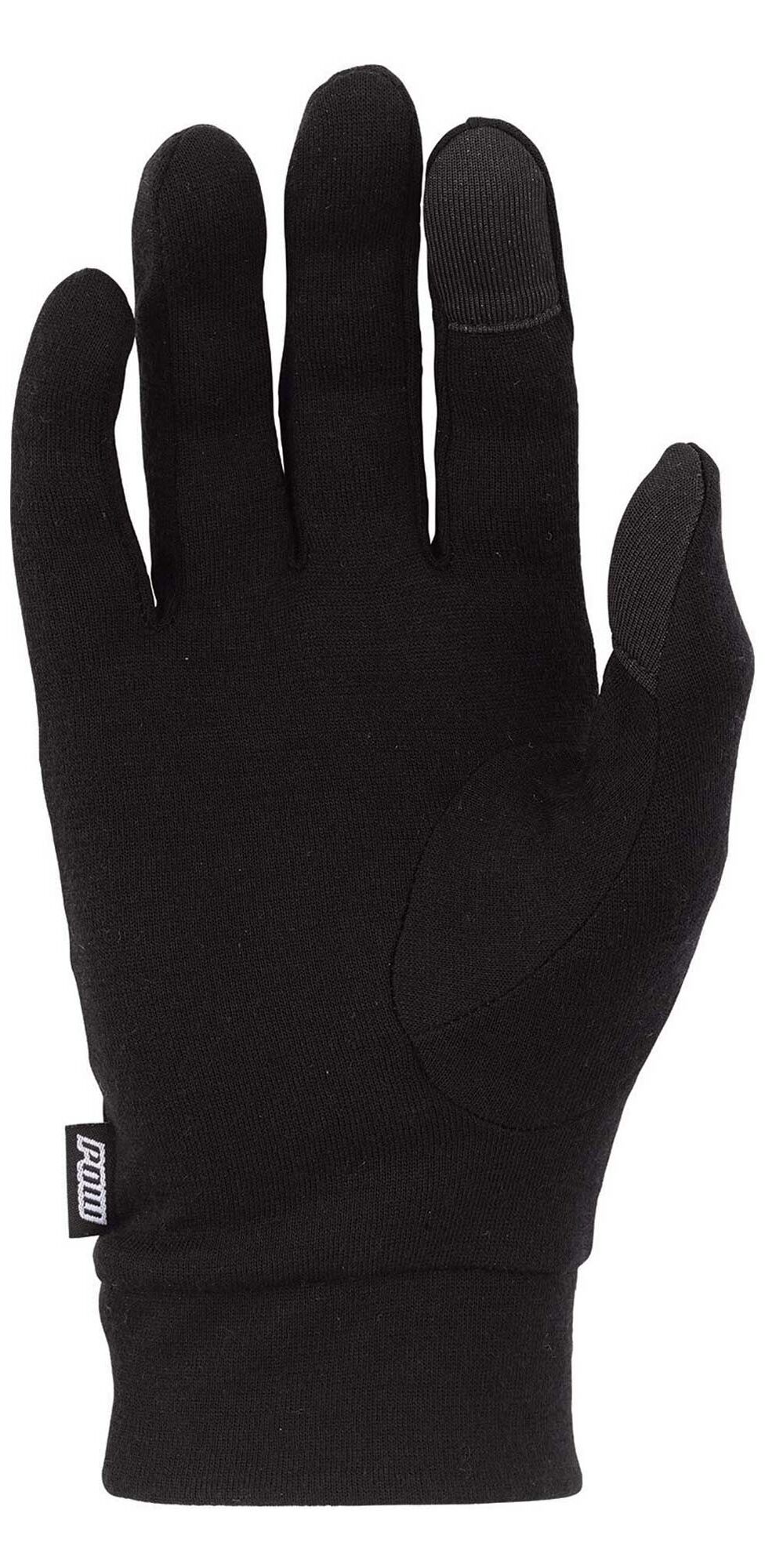 POW Glove WOMEN MERINO LINER PROFILE FIT, black XS (6)