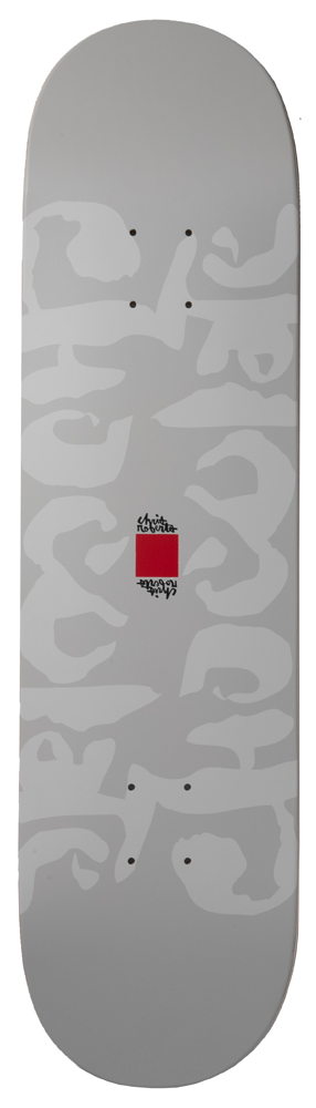 Chocolate Skateboard Deck Roberts Ink Blot TT Grey 8,5