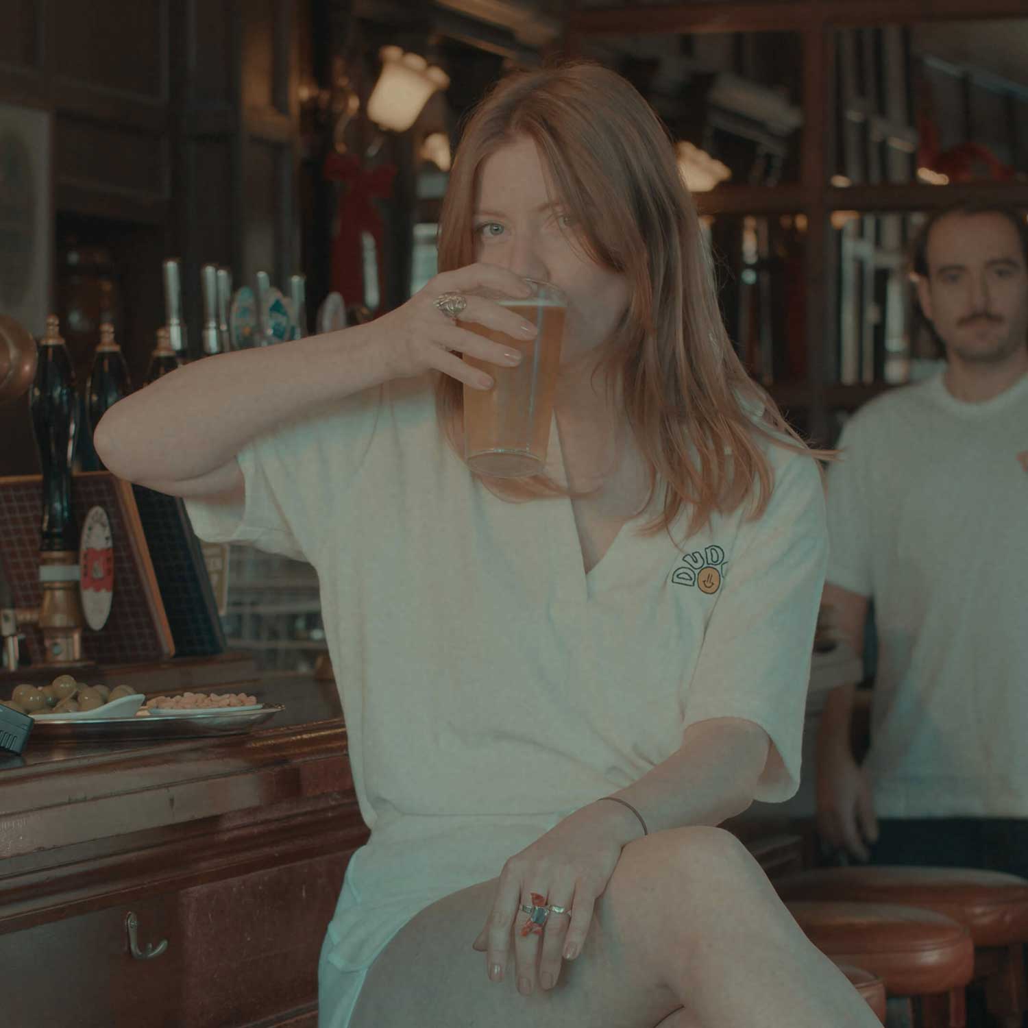 The Dudes Leony Women Polo Shirt - vanilla XXXL