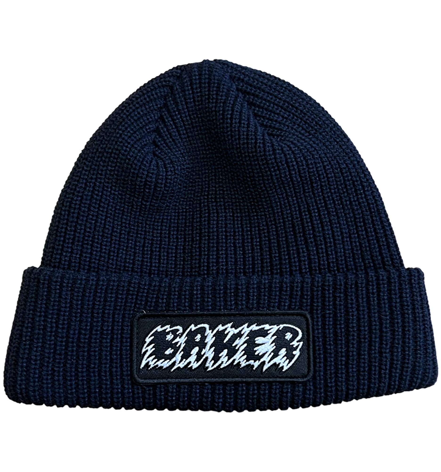 BAKER Beanie JAGGED CUFF, navy BAKER Beanie JAGGED CUFF, navy