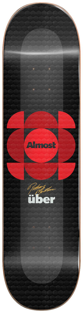 Almost Skateboard Deck Mullen ?ber Expanded 8,00 Red