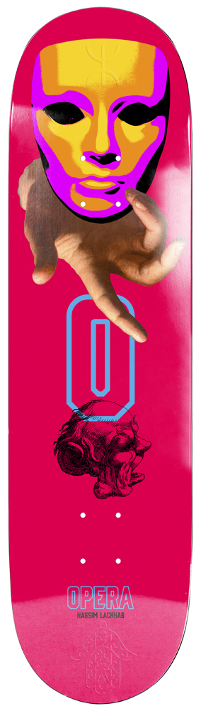 Opera Skateboard Deck Nassim Handed 8,50