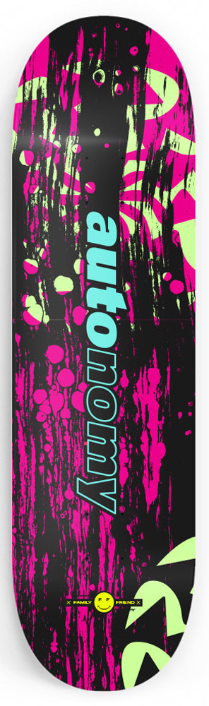 Autonomy Skateboard Deck Team-B Rhythm#2 8