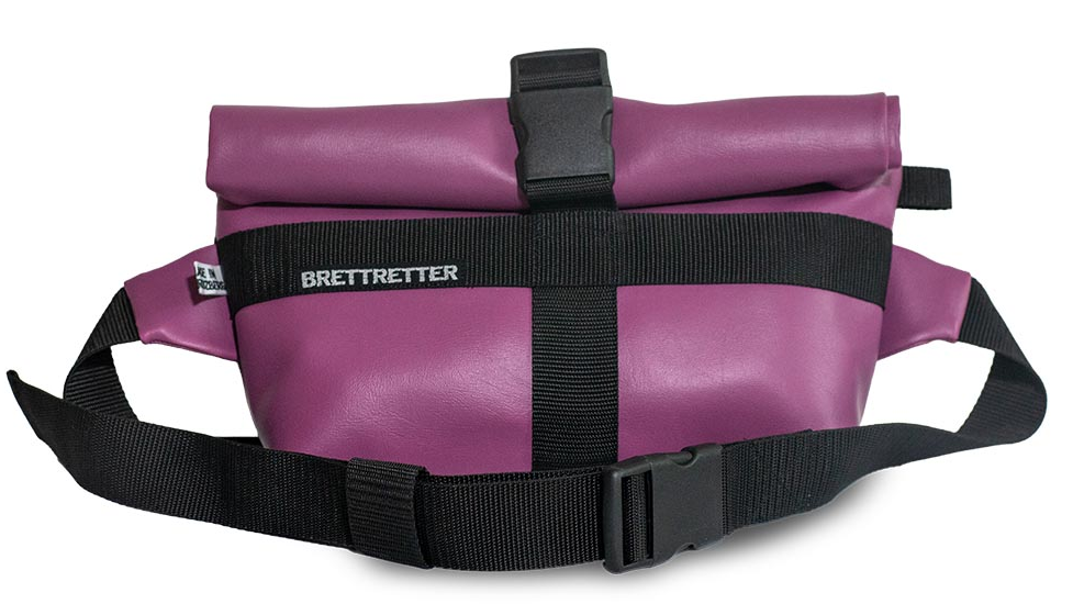 Brettretter Handlebar Bag Kunstleder lila