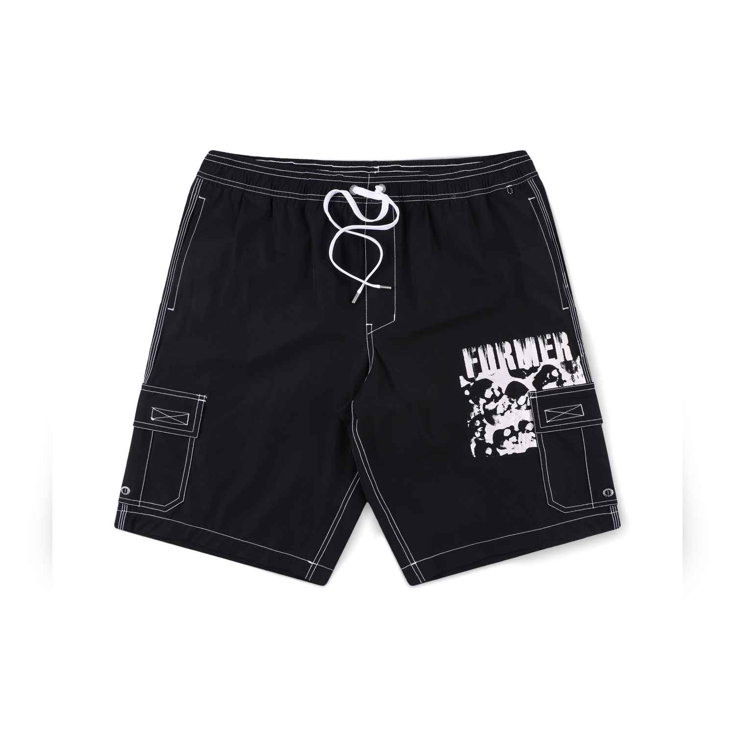 fbo-25503-blk-1 Former Vital Cargo 21 Swim Trunk - black 36