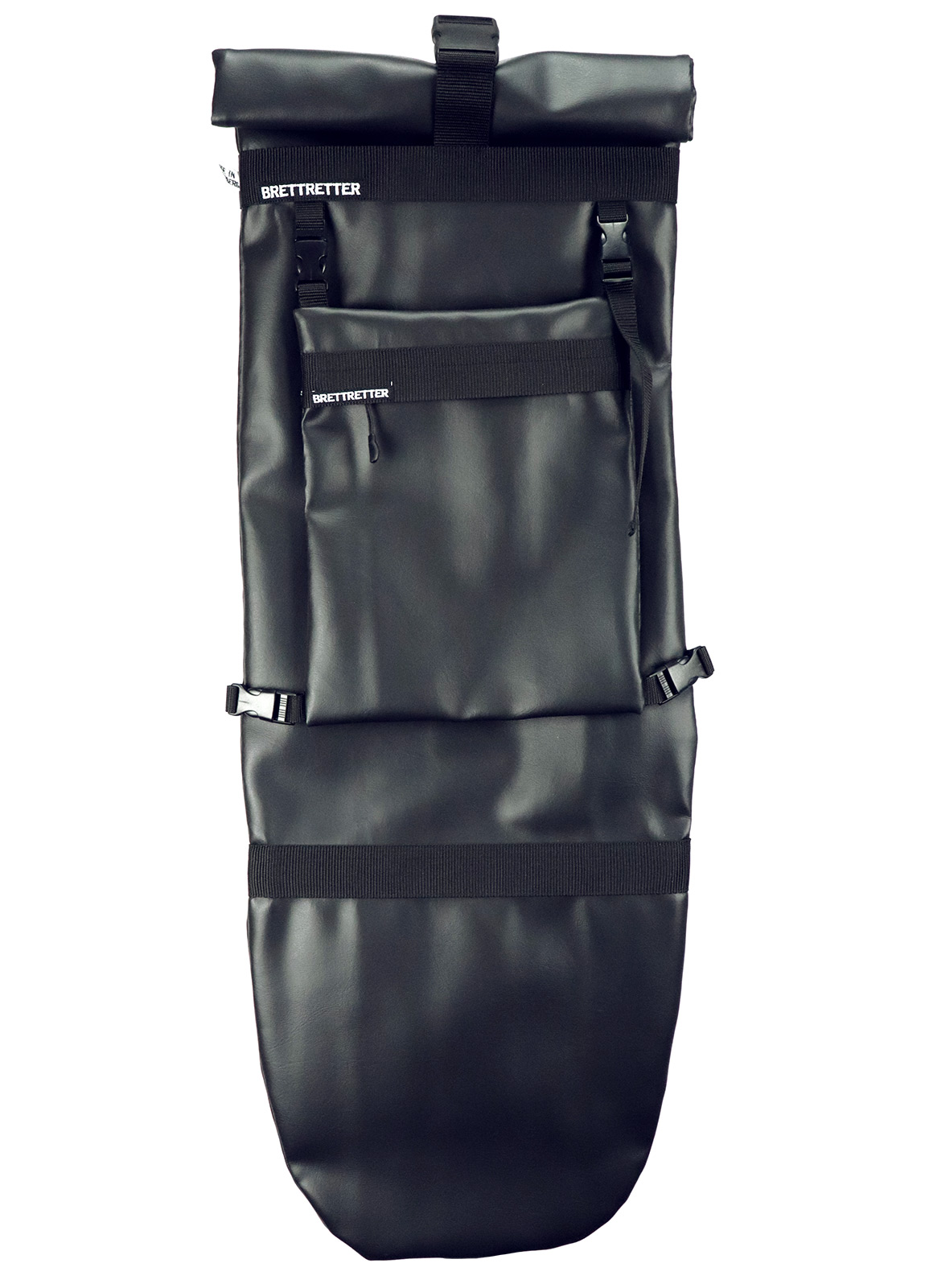 Brettretter Skateboard Crossbag 2.0 schwarz / schwarz