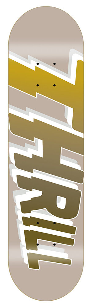 Thrill Skateboard Deck Logo Sand Thrill Skateboard Deck Logo Sand