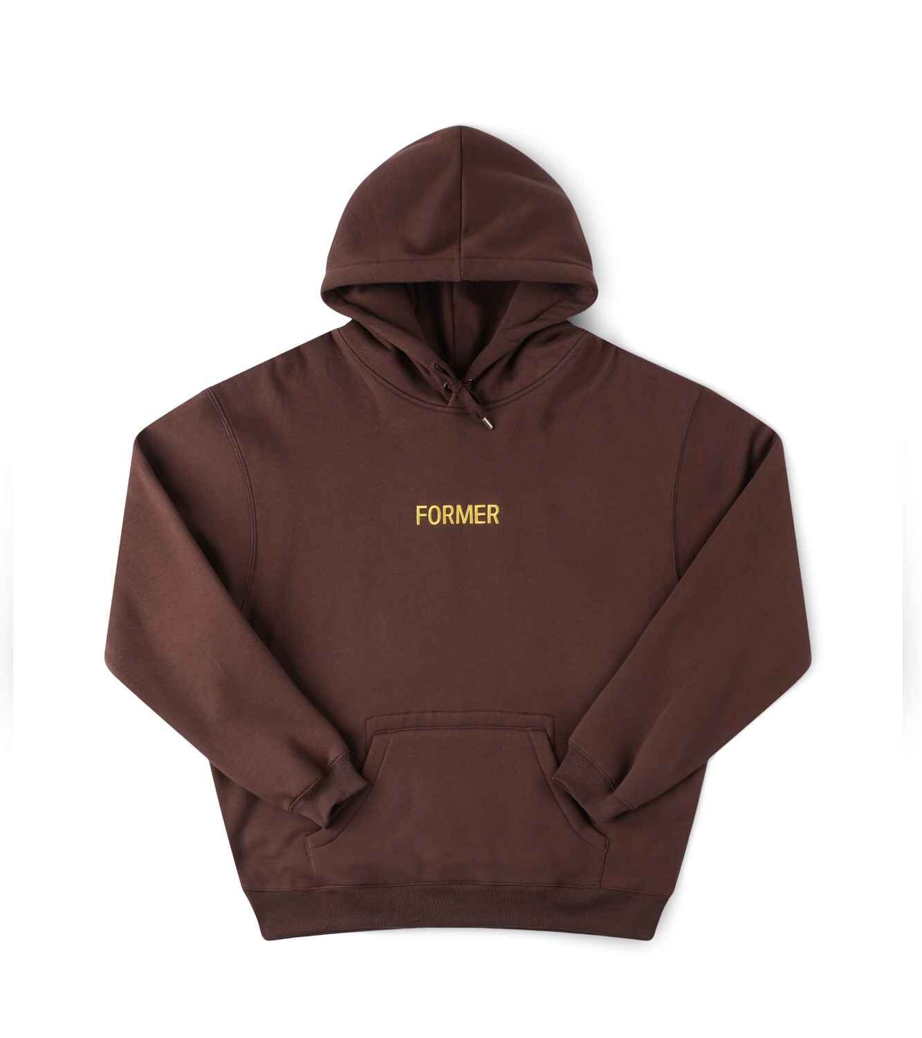 ffl-26102-brwn-1 Former Legacy Emb Hoodie - brown XL