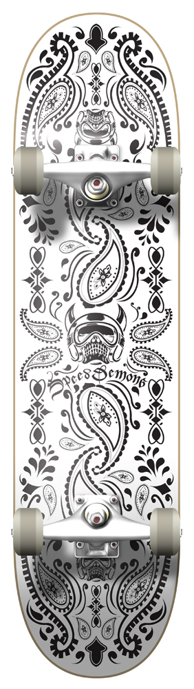 Speed Demons Komplettboard Bandana Black/White 8,00