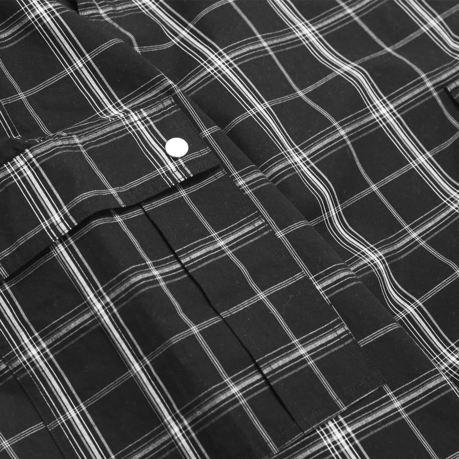 Yardsale YS Plaid Cargos - black