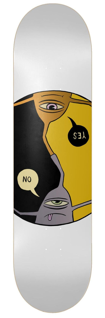 Toy Machine Yes No Skateboard Deck 8.25