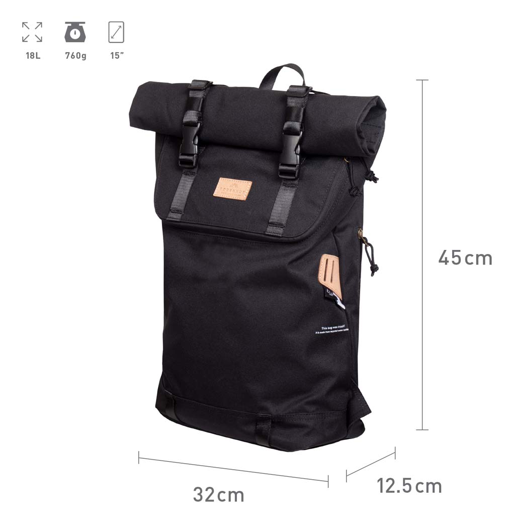 Doughnut Christopher Reborn Series Rucksack black
