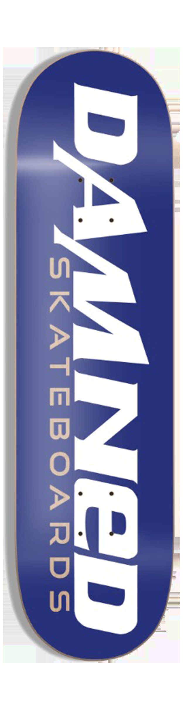 Damned Skateboard Deck Blue Logo Damned Skateboard Deck Blue Logo