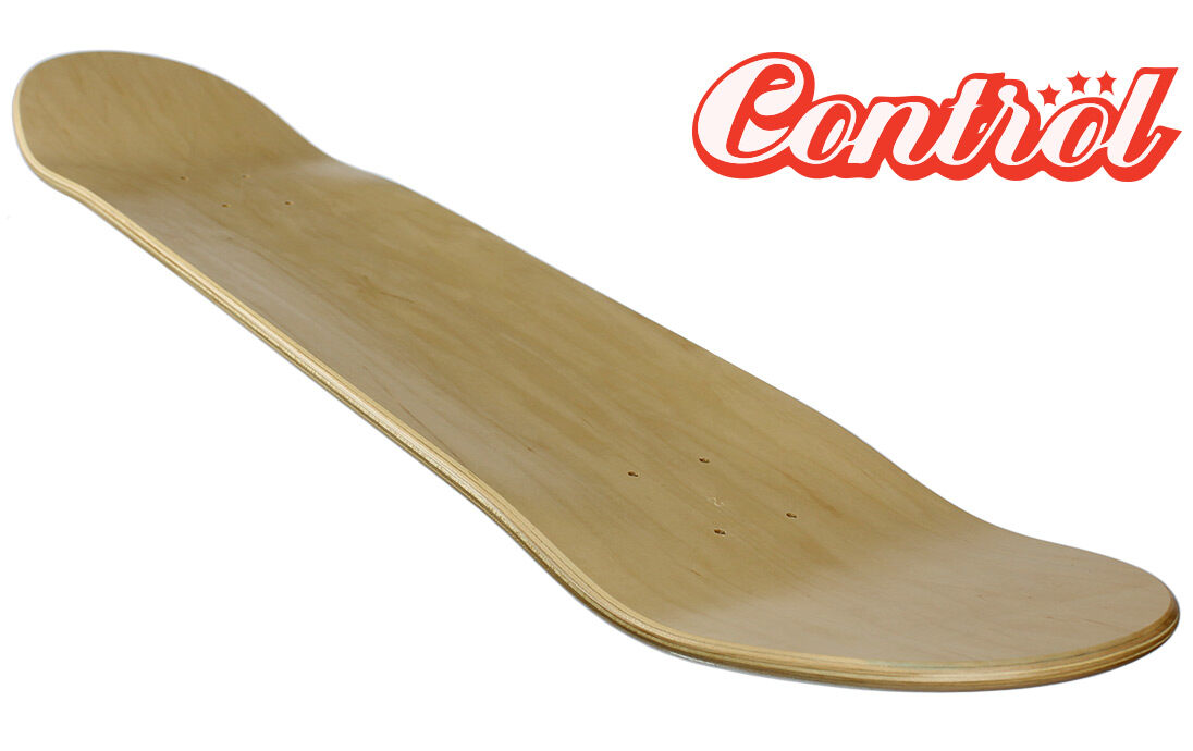 Control premium Blank Skateboard Deck natural Low 9.5
