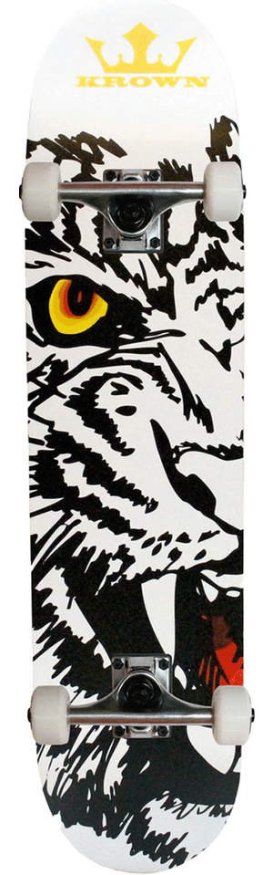 Krown Complete Skateboard Rookie Bengal 7.5 Krown Complete Skateboard Rookie Bengal 7.5