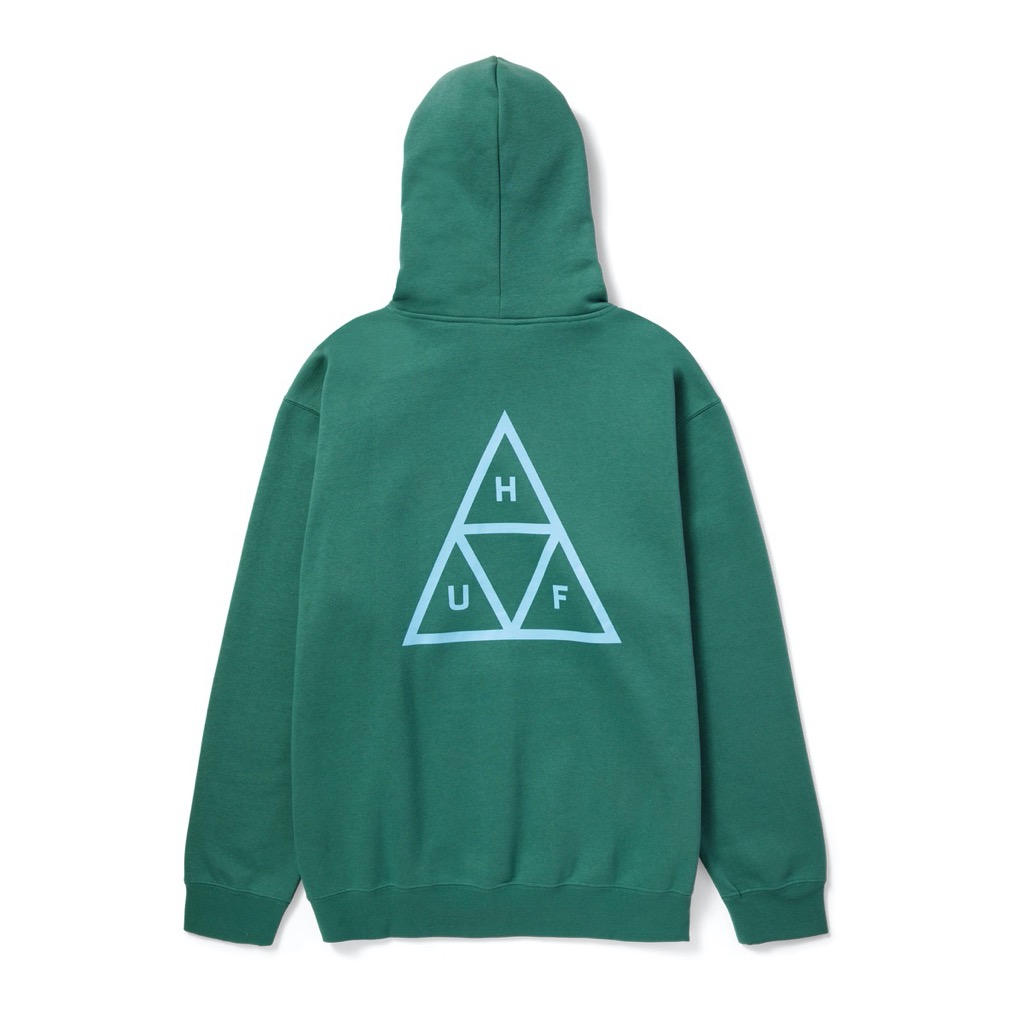 HUF Set Triple Triangle Hoodie - pine S HUF Set Triple Triangle Hoodie - pine XXL