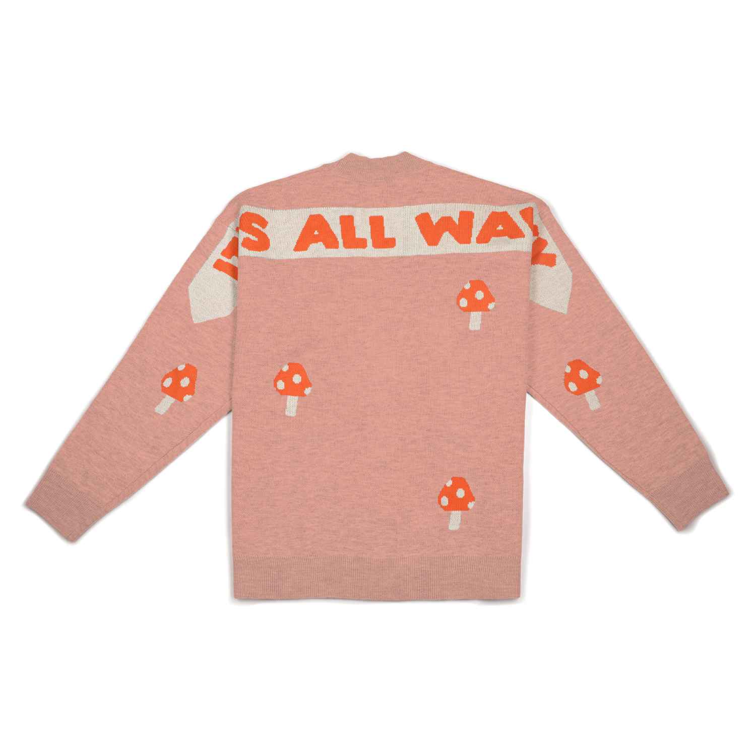The Dudes All Wavy Cardigan - Coral Pink The Dudes All Wavy Cardigan - Coral Pink XXXL