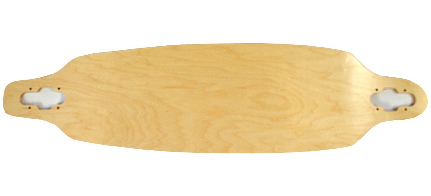 Blank Longboard-Deck natural drop through 36 x 9