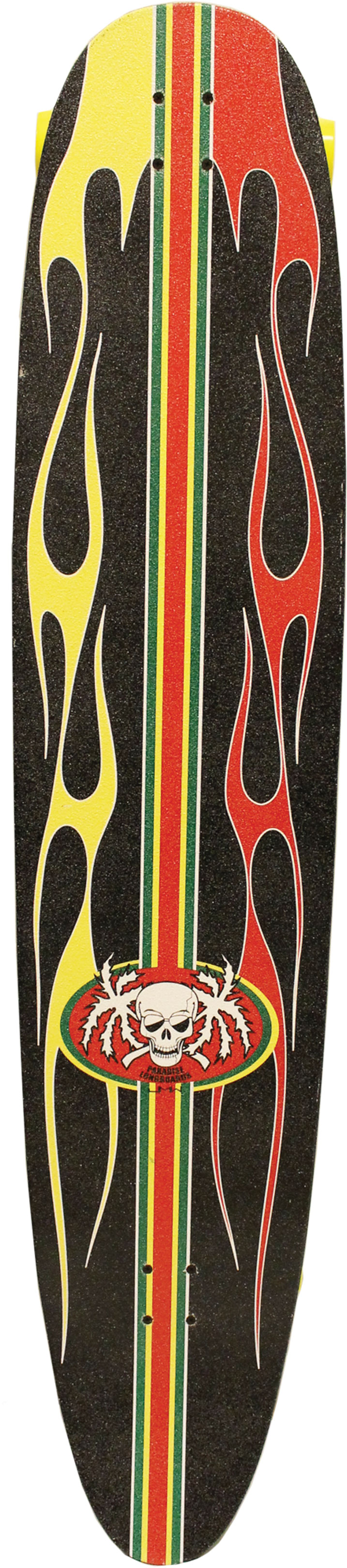 Paradise Complete Longboard Kicktail Rasta Hot Rod 55x11