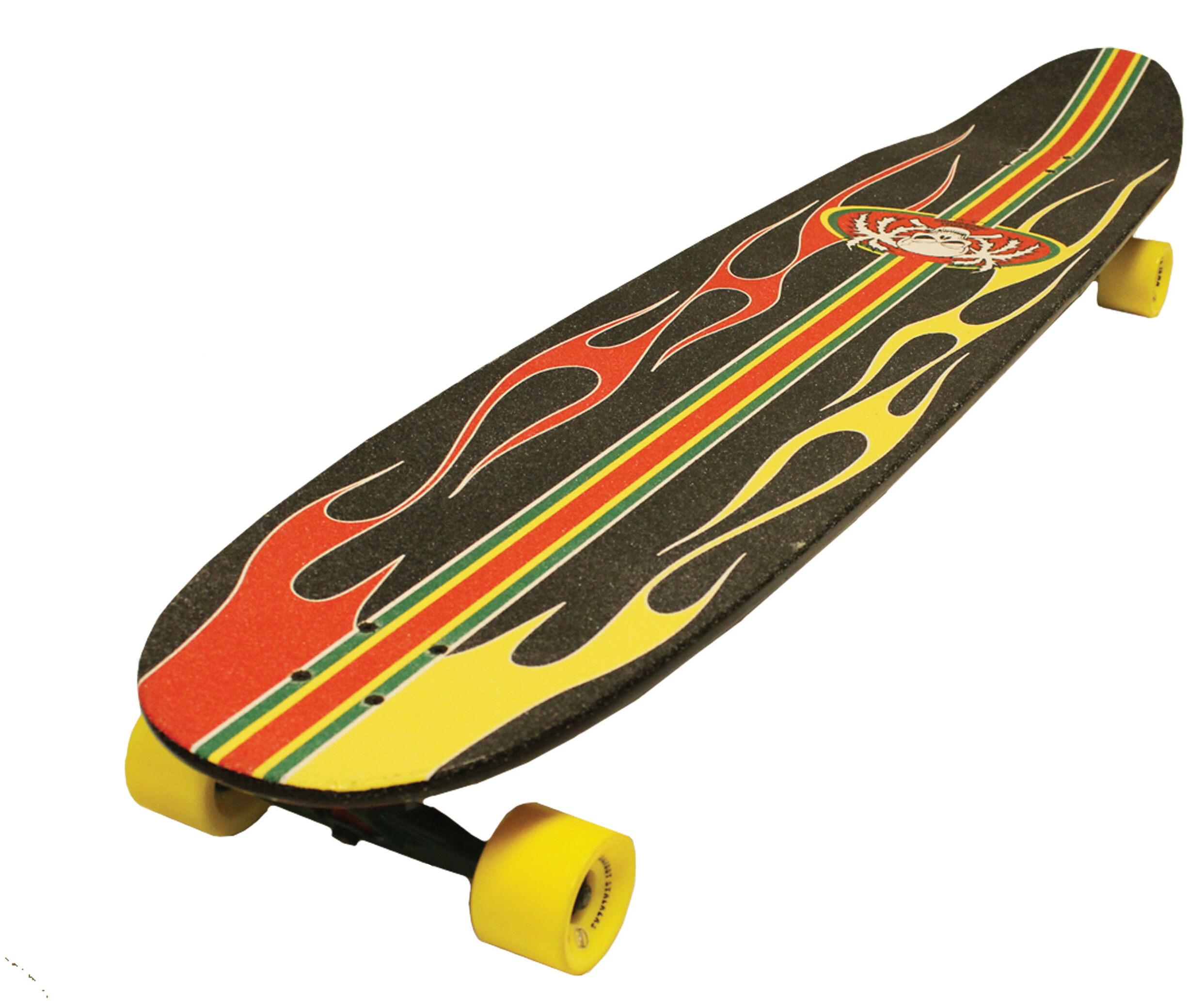 Paradise Complete Longboard Kicktail Rasta Hot Rod 55x11
