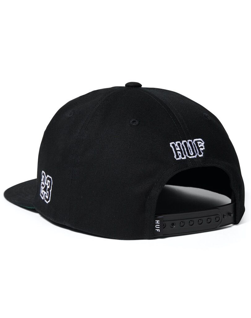 HUF H-Star Snapback - black