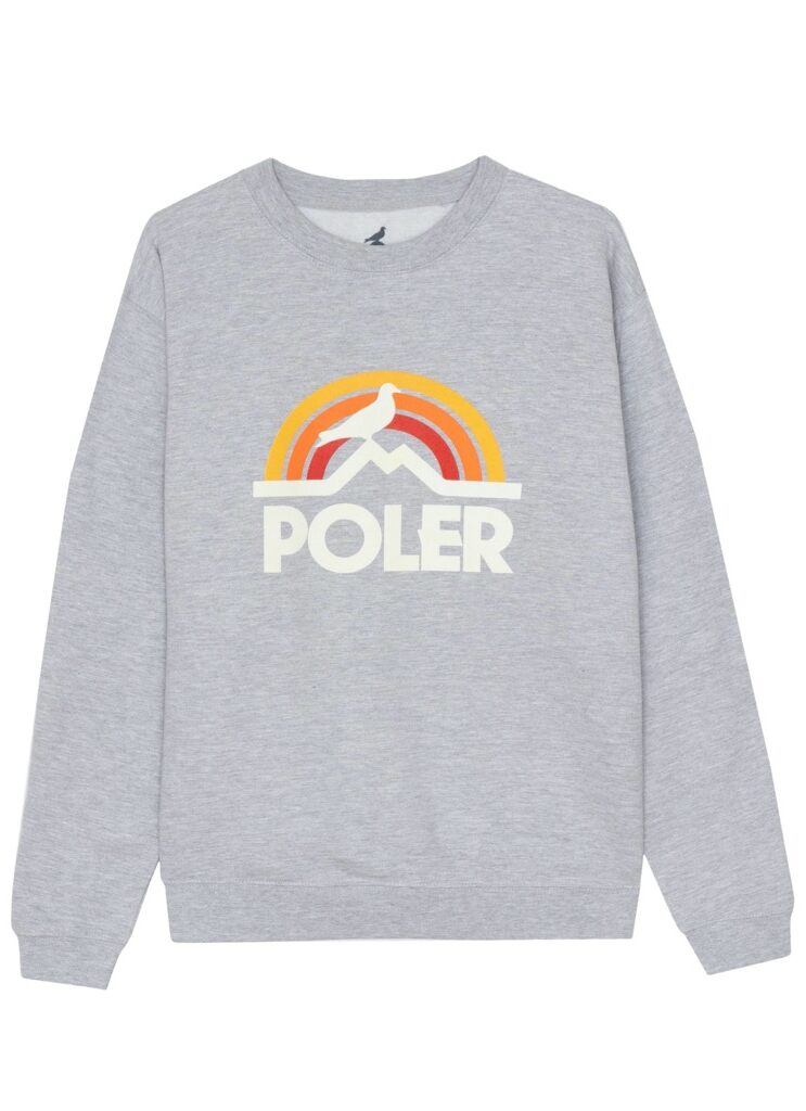 Poler Pigeon Rainbow Pullover - gray heather XXL Poler Pigeon Rainbow Pullover - gray heather XL