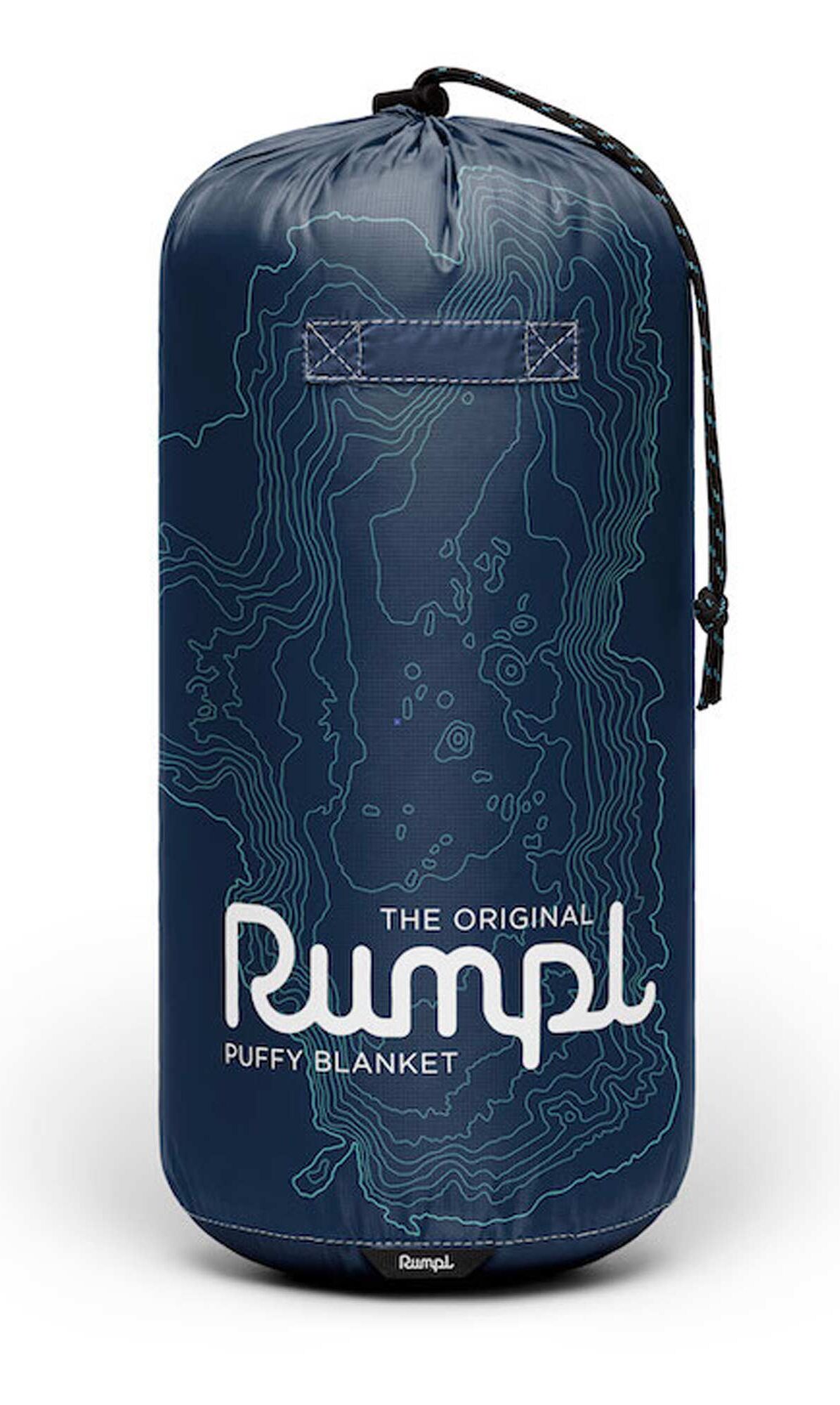 RUMPL Blanket ORIGINAL PUFFY PRINTED / 1 PERS, lake tahoe - navy/calypso RUMPL Blanket ORIGINAL PUFFY PRINTED / 1 PERS, lake tahoe - navy/calypso