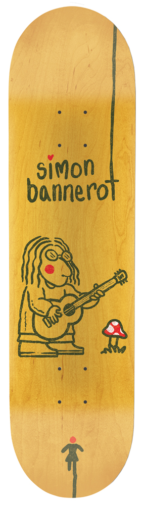 12410298-1 Girl Skateboard Deck Bannerot Simocybin 8,50