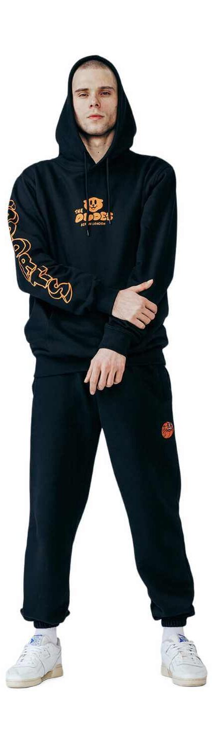 1005402-5 The Dudes Dont Touch Me Sweatpants - black