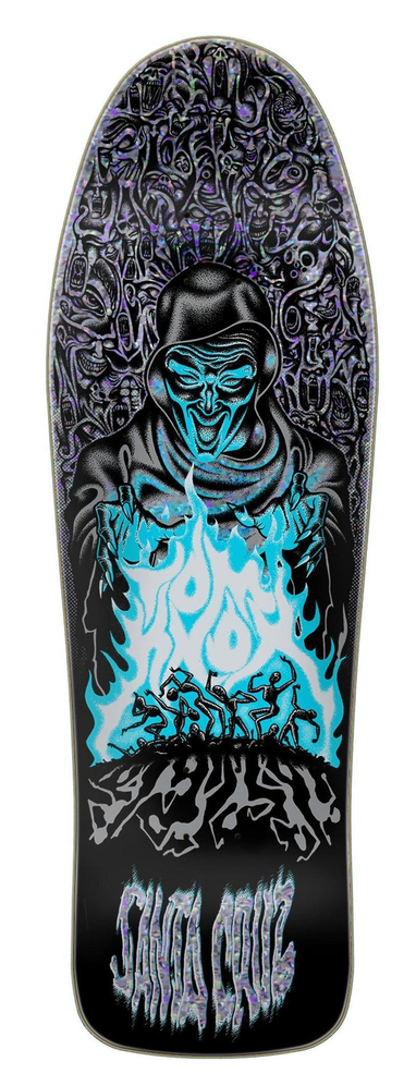 Santa Cruz Knox Firepit Reissue Skateboard Deck 10.0