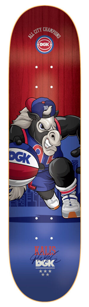 DGK All City Champions Kalis Deck - 8.06 DGK All City Champions Kalis Deck - 8.06