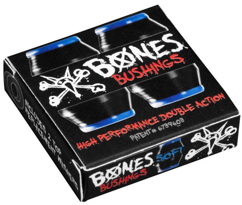 Bones Hardcore Bushings Black 81A Soft - SET
