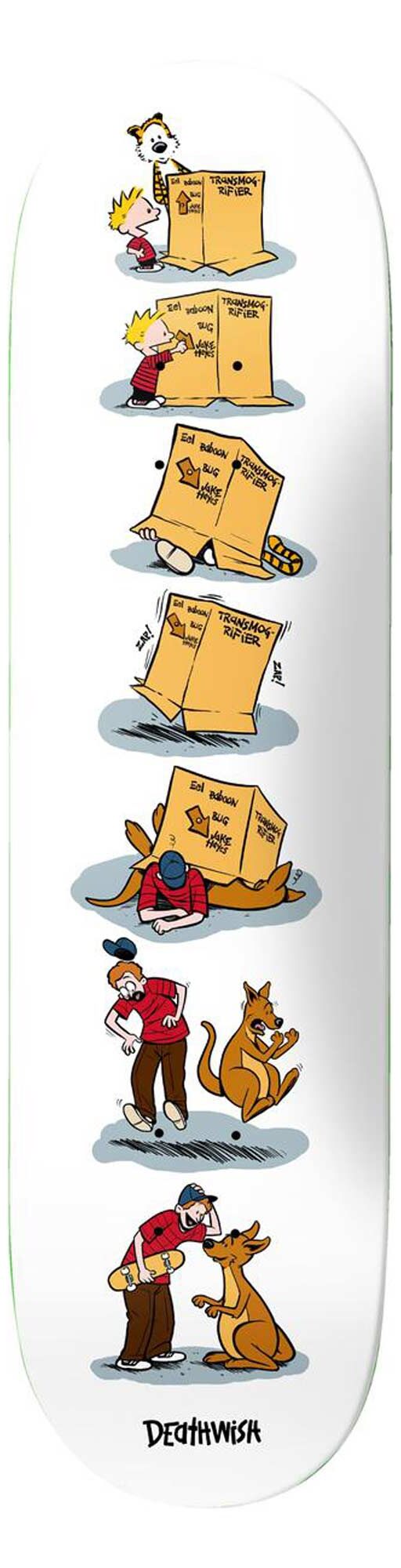 DEATHWISH Deck TRANSMOGRIFIER JH 8.0 white DEATHWISH Deck TRANSMOGRIFIER JH 8.0