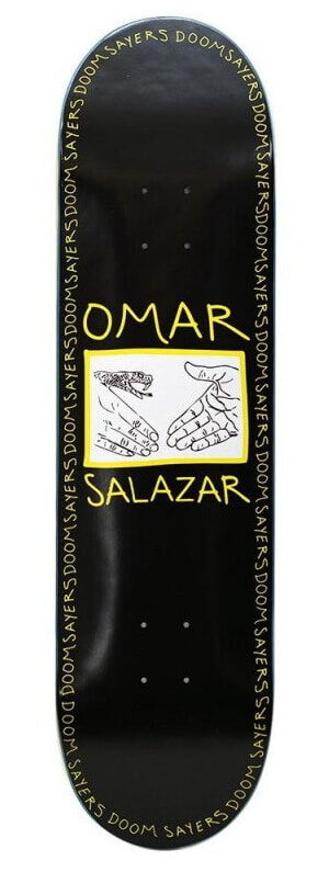 Doomsayers Omar Snake Shake Skateboard Deck 8.4 Doomsayers Omar Snake Shake Skateboard Deck 8.4