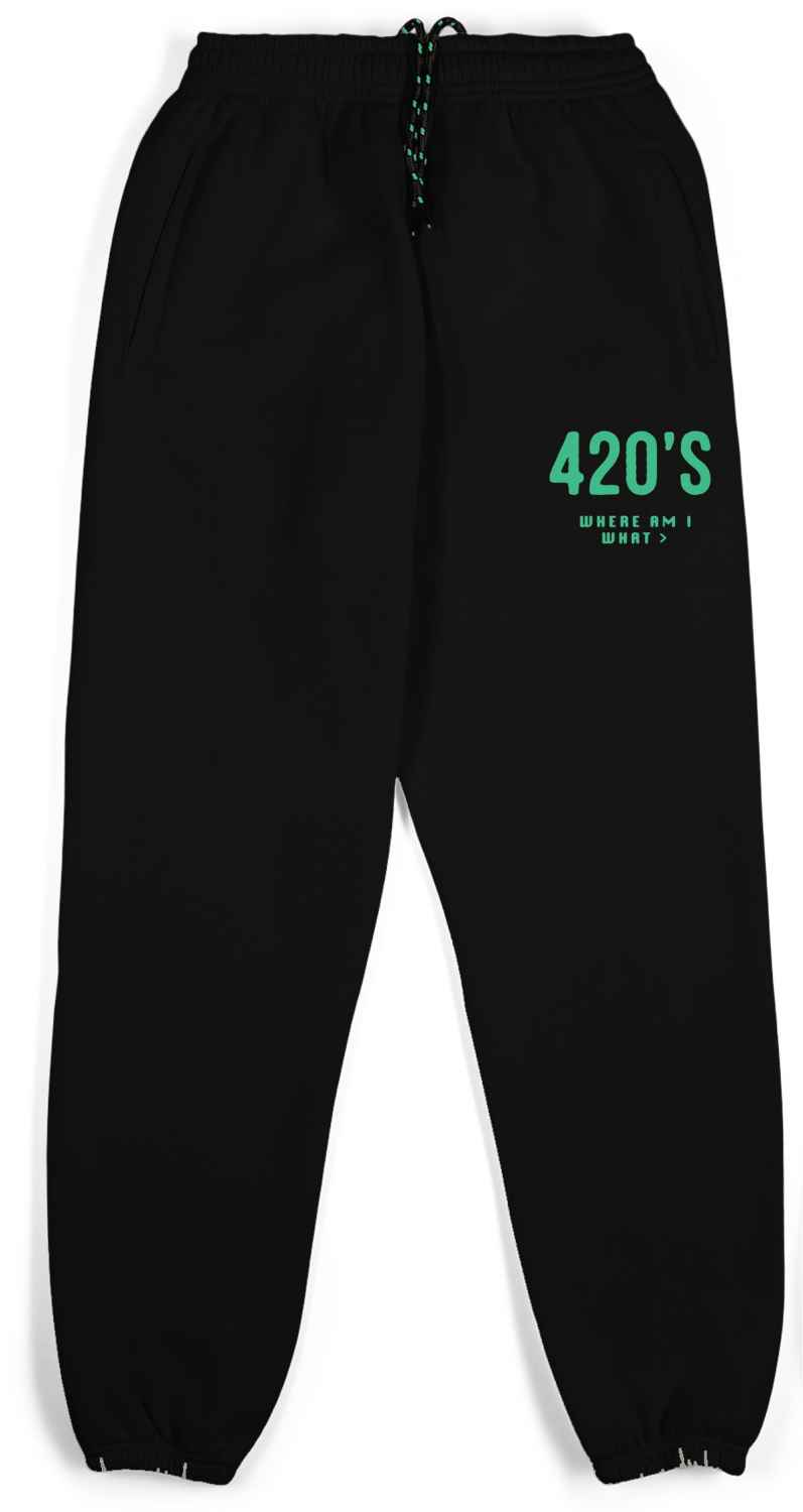 The Dudes Test Subject #1 Green Sweatpants - black The Dudes Test Subject #1 Green Sweatpants - black XL