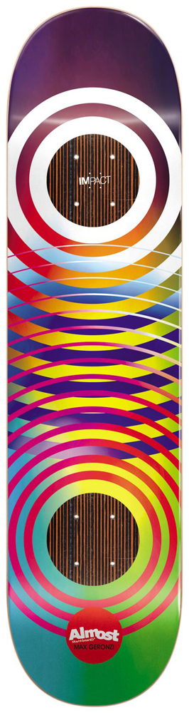 Almost Skateboard Deck Geronzi Gradient Rings Impact 8