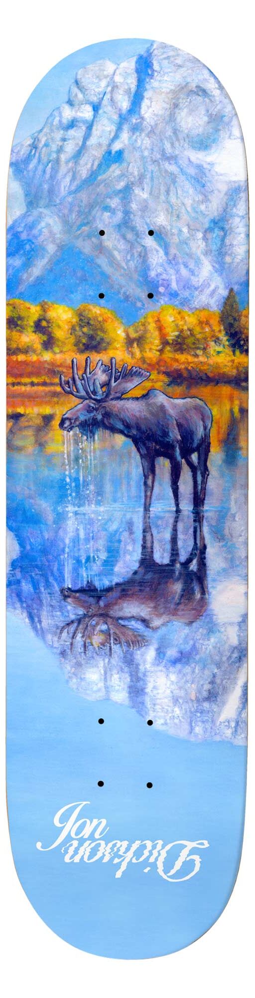 DEATHWISH Deck MIRROR LAKE JD 8.0, blue 8.0 DEATHWISH Deck MIRROR LAKE JD 8.0, blue 8.0