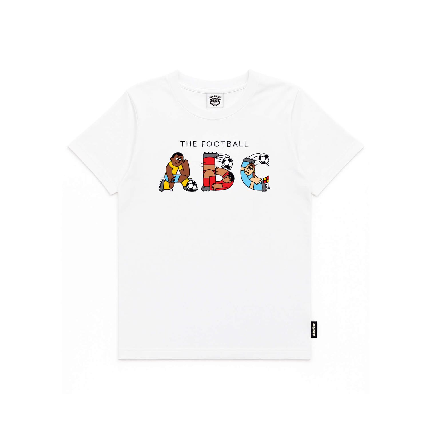 Awesome ABC Football ABC T-Shirt Kids - White