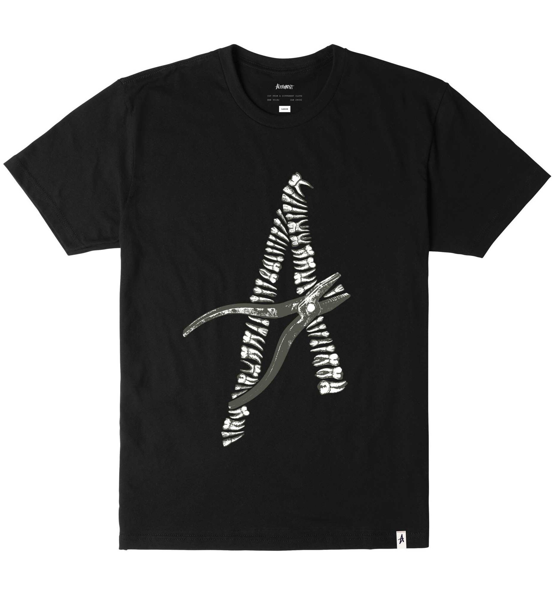 ALTAMONT T-Shirt TOOTH PULLER black ALTAMONT T-Shirt TOOTH PULLER, black S