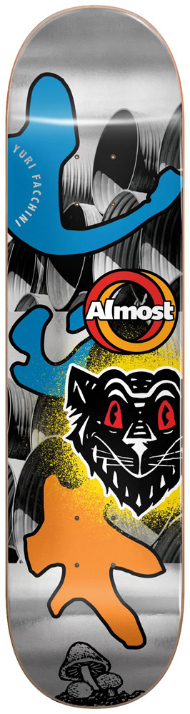 Almost Skateboard Deck Yuri Silver Lining R7 8,125