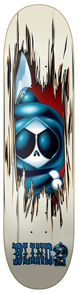 Blind Skateboard Deck Classic Knny Axe White 8,25