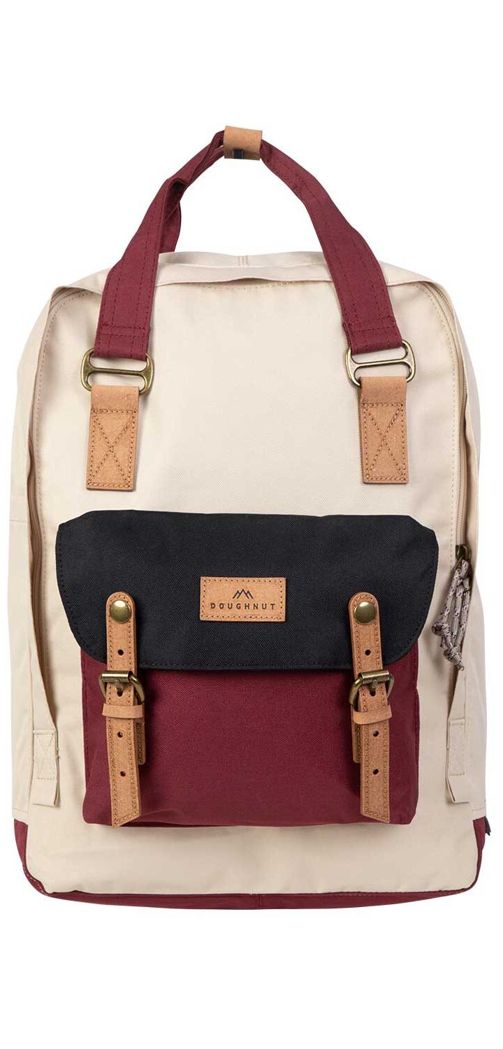 Doughnut Macaroon Large Reborn Series Rucksack - stone x wine