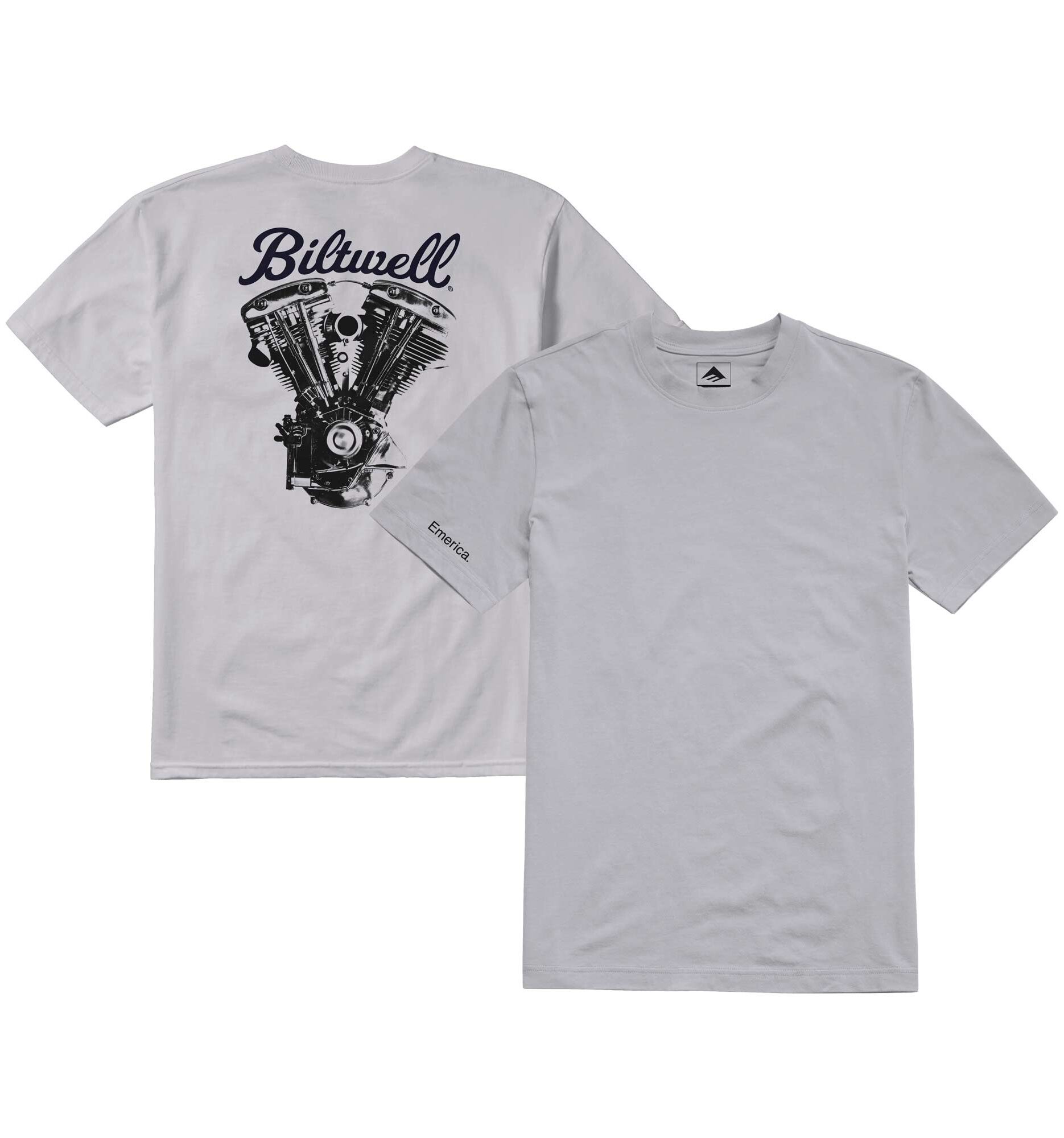 EMERICA T-Shirt BILTWELL, cement XXL