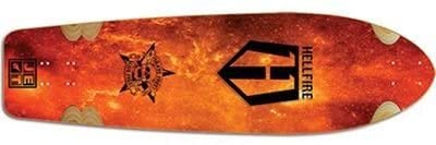 Hellfire by Jet Wrath Inferno Longboard-Deck 37.5 x 9.85