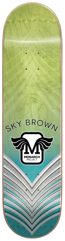 Monarch Skateboard Deck Brown Horus Gradient R7 8