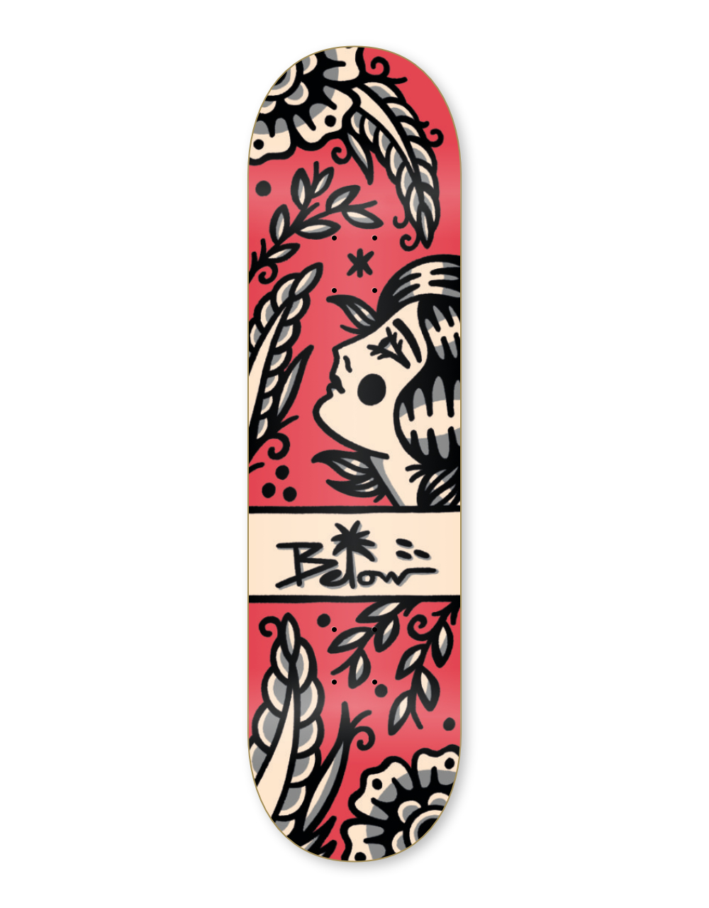 Below Skateboards Zibal Skateboard Deck 7.00 Below Skateboards Zibal Skateboard Deck 7.00
