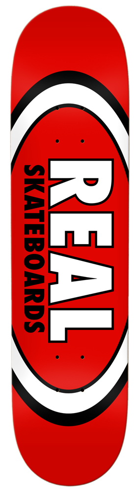 Real Skateboard Deck Team Classic Oval 8,12 Real Skateboard Deck Team Classic Oval 8,12